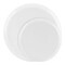 Smarty Had A Party Clear Flat Round Disposable Plastic Dinnerware Value Set, 240PK 830-CL-VP-CASE - alternate 2